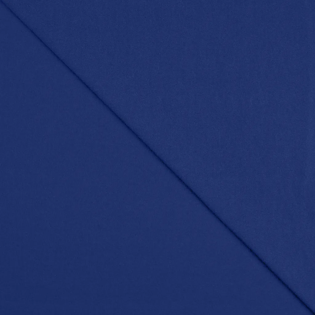 Dark blue fabric with diagonal seam detail