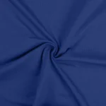 Royal blue cotton fabric with swirl pattern