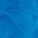 Sinine tüllkangas tekstuurina lähivaates