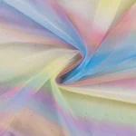 Vikerkaarevärviline sädelev tüllkangas