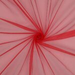 Punane tüllkangas dekoratsioonide ja käsitöö jaoks