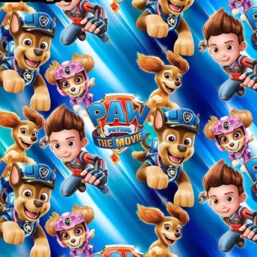 Paw Patrol filmitegelased sinisel taustal