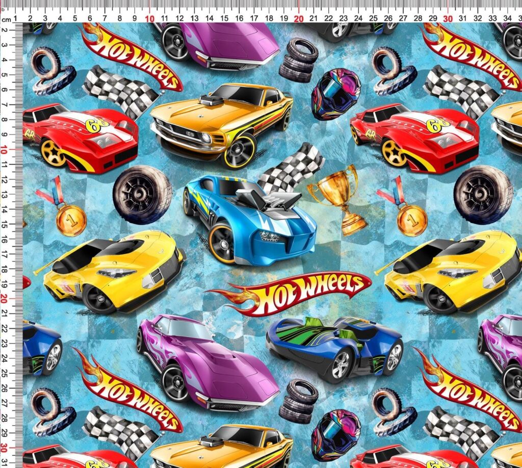 Värvilised Hot Wheels mänguautod ja võidusõidu sümbolid
