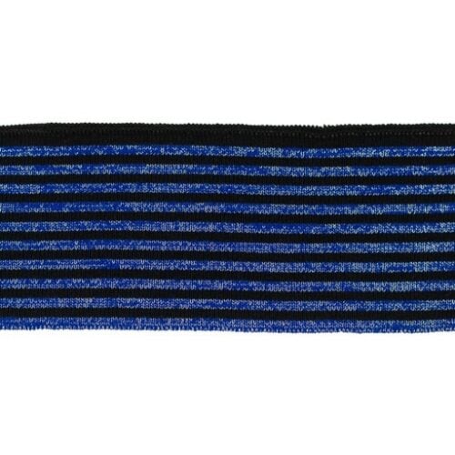 Sinimust triibuline elastne lint käsitööks
