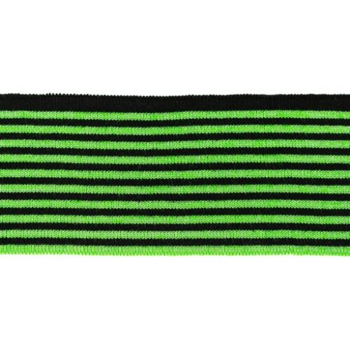 Roheline ja must triibuline elastne lint