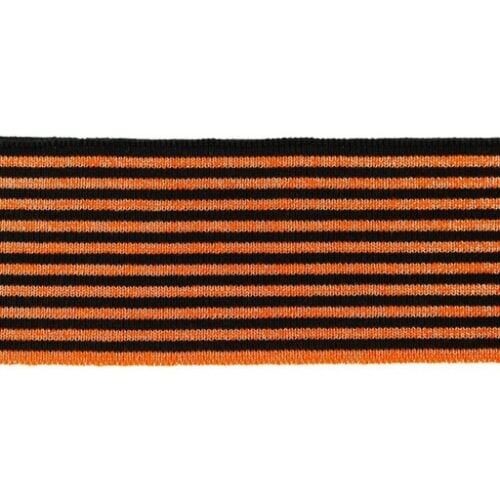 Oranži ja musta triibuline kangalint