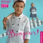 Lapsed kokariietes Ottobre ajakirja kaanel