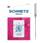 Schmetz Microtex õmblusmasina nõelad pakendis