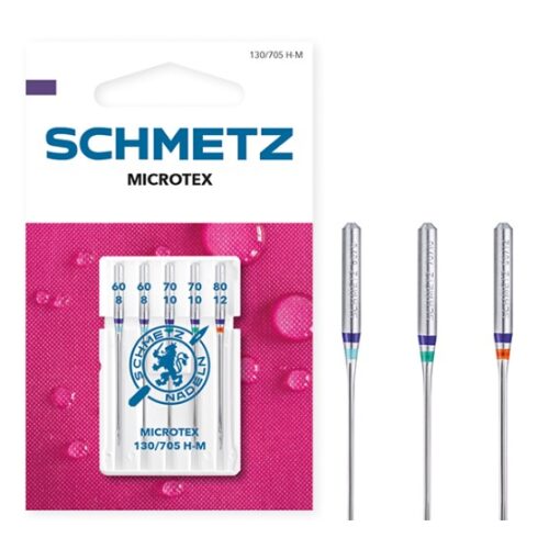 Schmetz Microtex õmblusnõelad eri suurustes