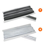 Hõbedased ja hallid elastsed paelad käsitööks