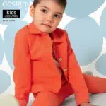 Laps oranžis rõivas Ottobre Design kaanel