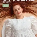 Naine valges pitskleidis Ottobre ajakirja kaanel