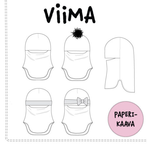 Viima laste mütsi õmblemise lõikejoonis