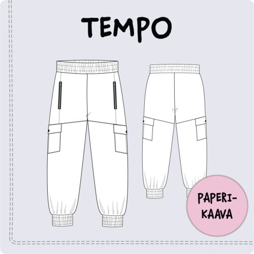 Tempo meeste püksid õmblemise lõikega