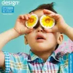 Laps värvilises särgis Ottobre moeajakirja kaanel