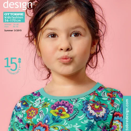 Ottobre laste moeajakiri kaanepildiga