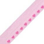 Roosa lint roosade südametega muster