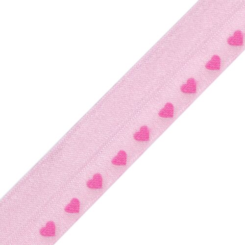 Roosa lint roosade südametega muster