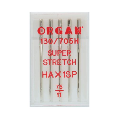 Õmblusmasina nõelad venivale kangale