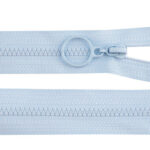 Helesinine plastikust tõmblukk rõngaskinnitusega