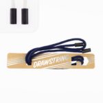 Tumesinine dressipaela nöör mustade otstega