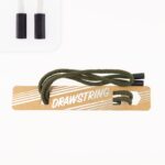 Roheline nöör plastikkattega otstes