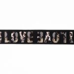 Mustriline lint kirjaga LOVE
