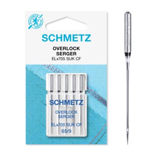 Schmetz overloki nõelad õmblusmasinale