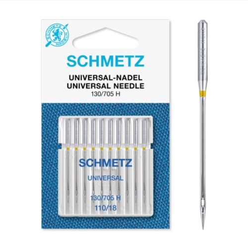 Schmetz universaalne õmblusnõelad pakendis