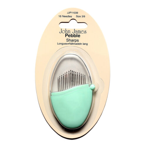 Õmblusnõelad rohelises plastkarbis