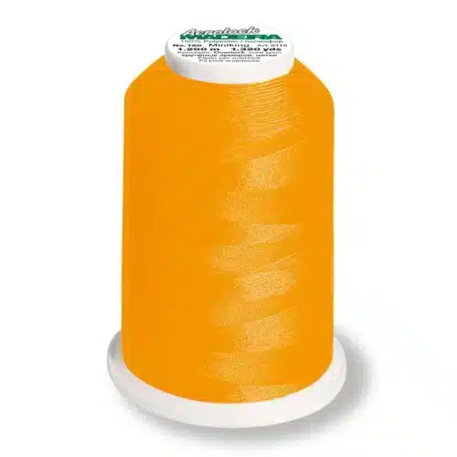 Oranž polüesterõmblusniit rullil