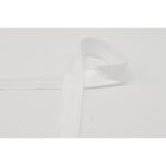 Valge elastne lint õmblustöödeks