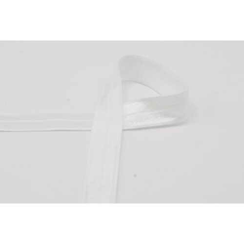 Valge elastne lint õmblustöödeks