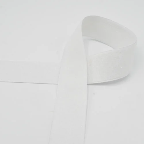 Valge elastne lint käsitööks või õmblustöödeks