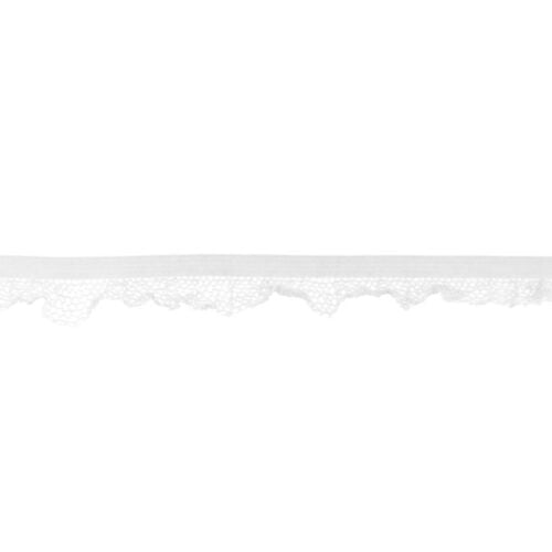 Valge pitsist servaga lint käsitööks