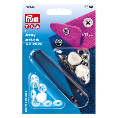Prym Jersey trukknööbikomplekt 12 mm
