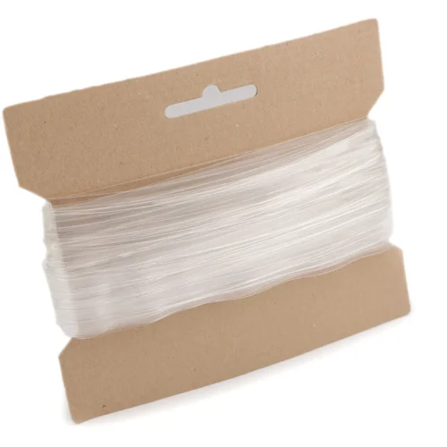 Läbipaistev nailonniit papist hoidikul