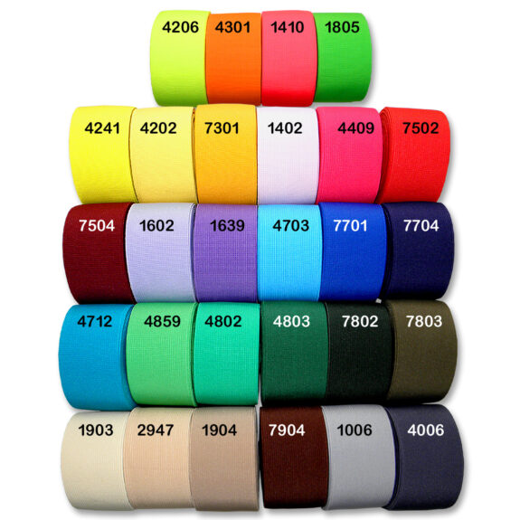 Elastic 50mm neon orange (code 4301) - Sunnyday Fabrics