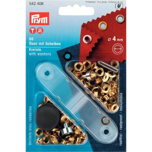 Prym 4 mm metallist neetide komplekt