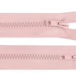 Roosa plastiktõmblukk rõivastele või kottidele