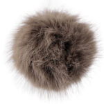 Pruun karvane pomponi võtmehoidja