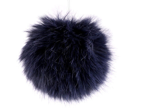 Tume karvane võtmehoidja pompon aksessuaar