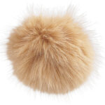 beež karvane võtmehoidja pompon