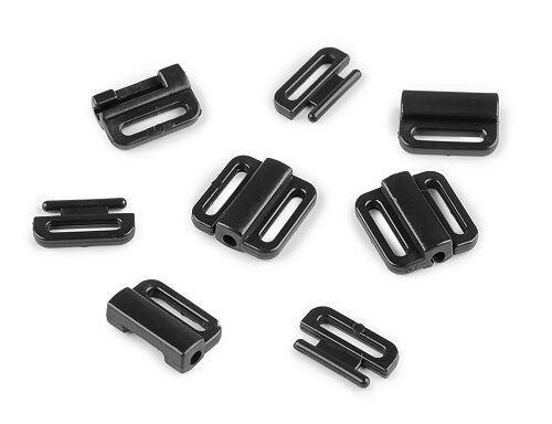 Mustad plastist rihmaklambrid kanga kinnitamiseks