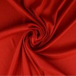 Punane keeratud kangas lähivõte