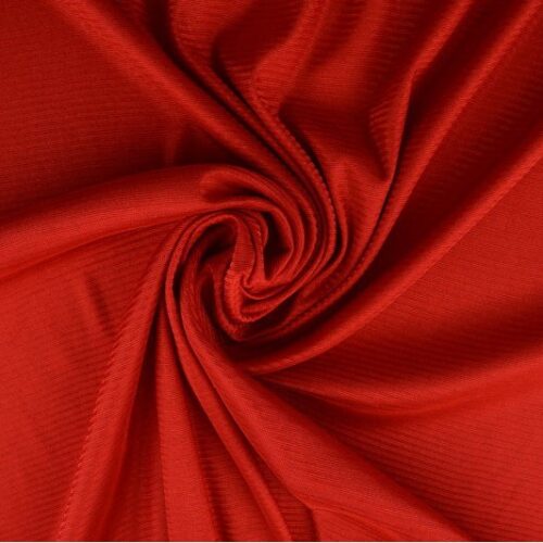 Punane keeratud kangas lähivõte