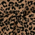 Leopardimustriline pehme fliisriie