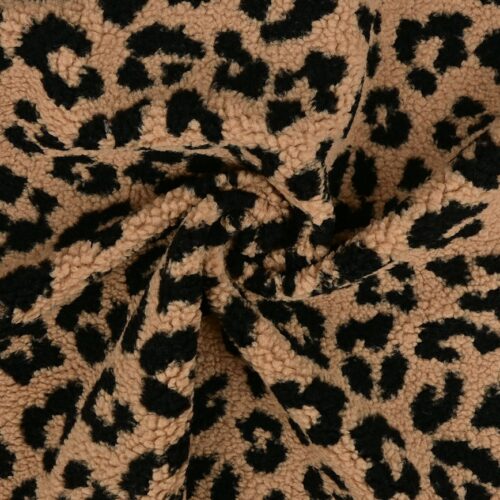 Leopardimustriline pehme fliisriie