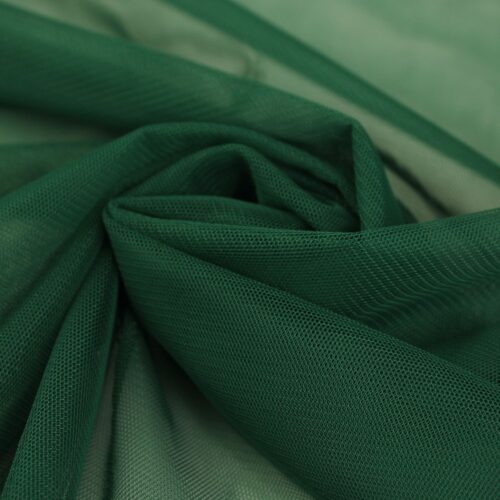 Tume rohelise tüllkanga lähivõte