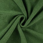 Roheline pehme villane kangas lähedalt